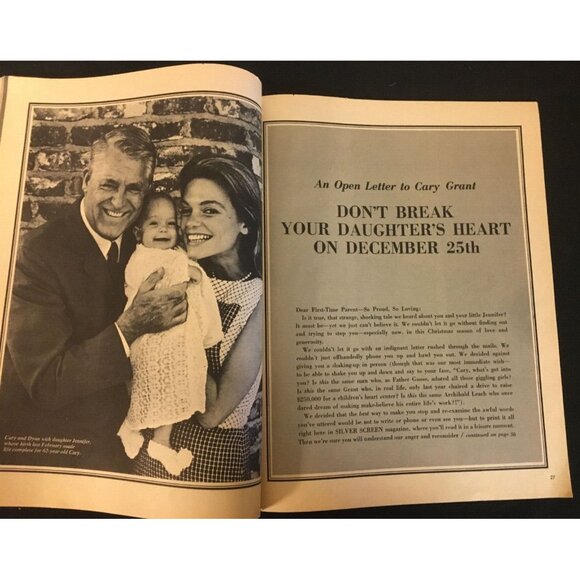 Silver Screen Magazine VINTAGE Dec. 1966 Vol. 36 No. 12 U.Andress Cary Grant - Picture 7 of 11